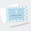 Search for blue gingham thank you cards Elegant