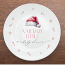 Search for santa baby plates Red