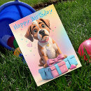 Search for cartoon dog birthday cards Kawaii