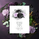 Search for purple black silver invitations Roses