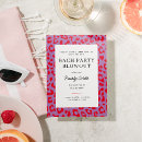 Search for animal print hen party invitations Modern