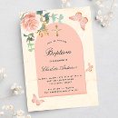 Search for marble christening invitations Rose gold