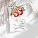 Search for apple of my eye baby shower invitations Fall