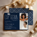 Search for downs invitations Navy blue