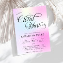 Search for pink cloud invitations Modern