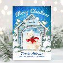Search for cute animal christmas cards Dog animal lover
