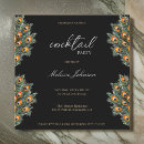 Search for peacock feather invitations Black