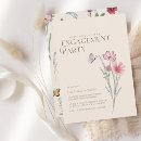 Search for colourful engagement party invitations Floral