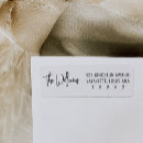 Search for black white return address labels Modern