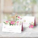 Search for floral place cards Party
