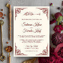 Search for burgundy and cream invitations Ivory
