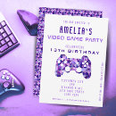 Search for video game controllers invitations Gaming party