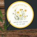 Search for yellow baby shower stickers Simple minimal