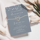 Search for light blue and gold wedding invitations Modern