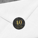 Search for 40 years stickers Milestone