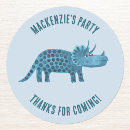 Search for dinosaur party favor stickers Thank you