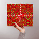 Search for yellow floral wrapping paper Red