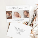 Search for baby thank you cards Black and white