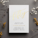 Search for foil 50th birthday invitations Chic