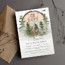 Search for rustic baby shower invitations Forest
