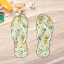 Search for pineapple flipflops Watercolor