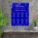 Search for royal blue wedding seating charts Silver