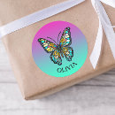 Search for stained glass butterfly stickers Colourful