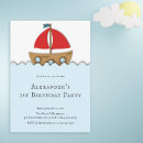 Search for sailboat birthday invitations Modern