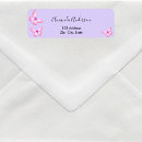 Search for pink butterfly return address labels Bridal shower