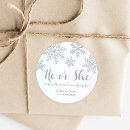 Search for winter blue stickers He or she