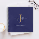 Search for navy and gold notebooks Initial