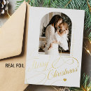 Search for real foil christmas cards Elegant