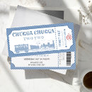 Search for choo choo two birthday invitations Steam engine