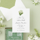 Search for white and lime invitations Hydrangea