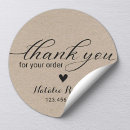Search for rustic business stickers Handmade