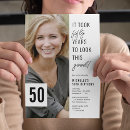 Search for chic 50th birthday invitations Milestone