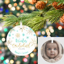 Search for babys first birthday christmas tree decorations Snowflakes