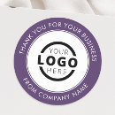 Search for purple business stickers Thank you