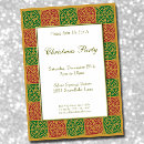 Search for elegant red gold christmas invitations Xmas
