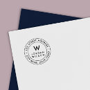 Search for circular border rubber stamps Modern