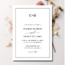 Search for black border invitations Traditional classic classy