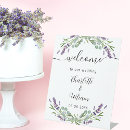 Search for lavender wedding signs Welcome