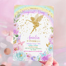 Search for rainbow fairy birthday invitations Forest