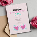 Search for pool hen party invitations Retro