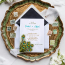 Search for watercolor peacock feather invitations Boho