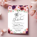 Search for 90th birthday invitations modern