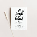 Search for we bought a house invitations Housewarming