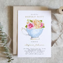Search for teacup birthday invitations Tea party