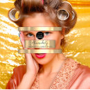 Search for lashes logo business cards Gold