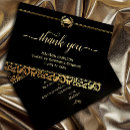 Search for frame thank you cards Black and gold